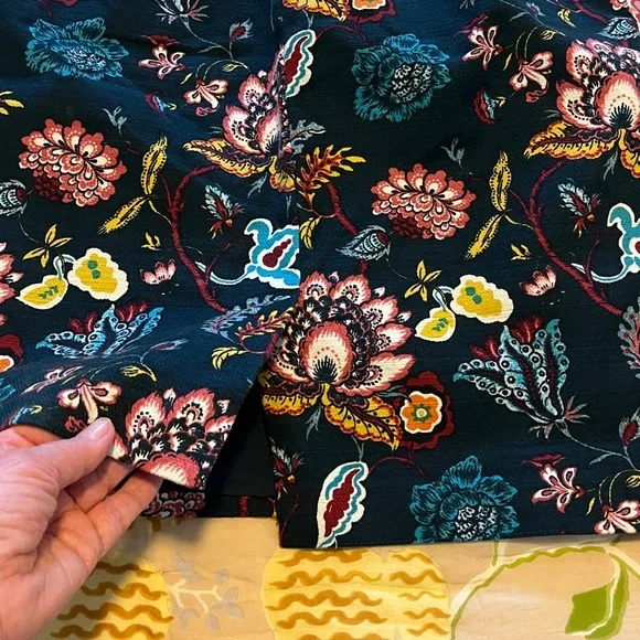 LOFT Floral Pencil A-line Skirt size 14 - Picture 2 of 8